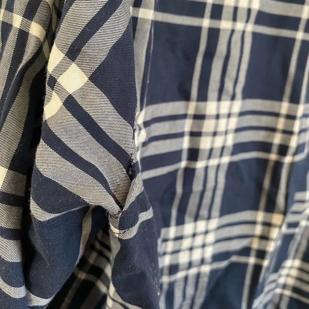 7 For All Mankind Plaid Long Sleeve Button Down - XL - Picture 6 of 9